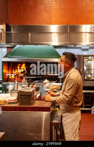 Maximo Restaurant Kitchen à Roma Norte, Mexico, Mexique Banque D'Images
