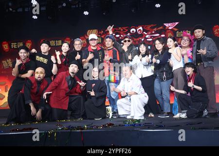 Taipei. 30 novembre 2024. L'acteur Eric Tsang de Hong Kong, Chine, assiste à une conférence de presse pour la première d'un spectacle culinaire à Taipei, le 30 novembre 2024. (Photo de Costfoto/NurPhoto) crédit : NurPhoto SRL/Alamy Live News Banque D'Images