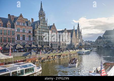 Gand, Flandre orientale, Belgique Banque D'Images