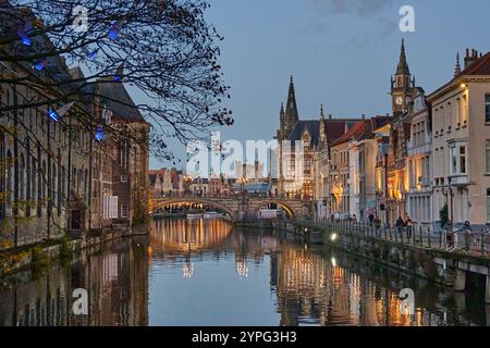 Gand, Flandre orientale, Belgique Banque D'Images