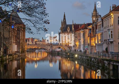 Gand, Flandre orientale, Belgique Banque D'Images