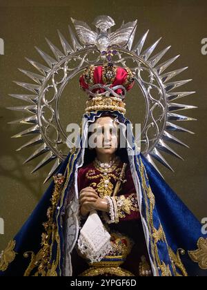Nuestra Señora de los Dolores de Soriano in the Basílica de Nuestra Señora de los Dolores de Soriano, in Colón, Queretaro, Mexico. Banque D'Images