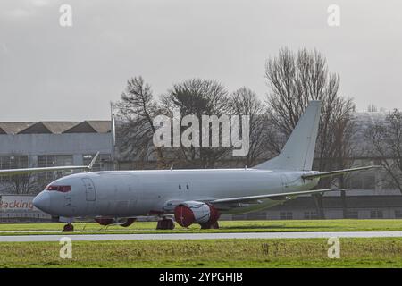 EI-STU Boeing 737 ASL Airlines Ireland Cotswold Airport Kemble 30/11/2024 Banque D'Images