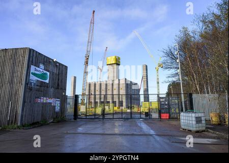 South Clyde Energy Centre construction site an Energy from Waste Facility (EFW), Bogmoor Road, Glasgow, Écosse, Royaume-Uni, Europe Banque D'Images