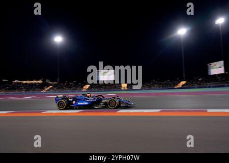 Doha, Katar. 30 novembre 2024. 30 novembre 2024, circuit international de Losail, Doha, formule 1 Qatar Airways Qatar Grand Prix 2024, en photo Franco Colapinto (ARG), Williams Racing Credit : dpa/Alamy Live News Banque D'Images