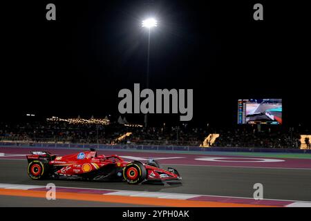 Doha, Katar. 30 novembre 2024. 30 novembre 2024, circuit international de Losail, Doha, formule 1 Qatar Airways Qatar Grand Prix 2024, en photo Charles Leclerc (MCO), Scuderia Ferrari HP/dpa/Alamy Live News Banque D'Images