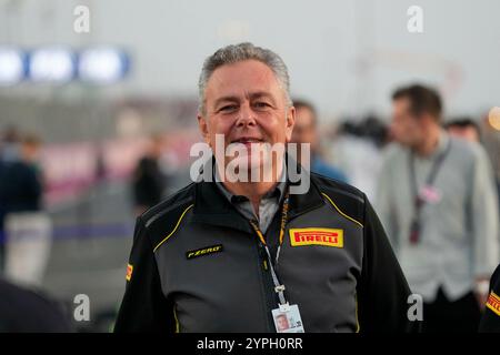 Doha, Katar. 30 novembre 2024. 30 novembre 2024, circuit international de Losail, Doha, Grand Prix de formule 1 Qatar Airways Qatar 2024, en photo Pirelli Motorsport Director Mario Isola Credit : dpa/Alamy Live News Banque D'Images