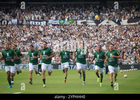 Buenos Aires, Argentine. 30 novembre 2024. Mas Monumental Stadium Libertadores Cup FINALE 2024 - Atlético Mineiro vs Botafogo, Buenos Aires, Argentine. 30 novembre 2024. Stade Mas Monumental (Patricia Perez Ferraro/SPP) crédit : SPP Sport Press photo. /Alamy Live News Banque D'Images
