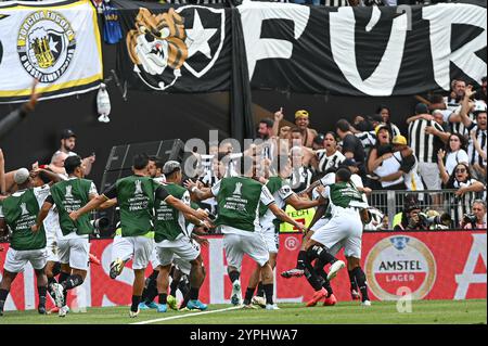 Buenos Aires, Argentine. 30 novembre 2024. MG et Botafogo, valable pour la finale de la Copa Libertadores da América 2024, qui se tiendra au stade Monumental de Nunez, à Buenos Aires, en Argentine, ce samedi (30). Crédit : Gabriel Sotelo/FotoArena/Alamy Live News Banque D'Images