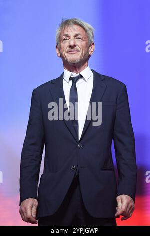 Marrakech, Maroc. 30 novembre 2024. Sean Penn assiste à la cérémonie d'hommage à Sean Penn lors du 21ème Festival International du film de Marrakech à Marrakech, Maroc, le 30 novembre 2024. Photo Aurore MARECHAL/ABACAPRESS. COM Credit : Abaca Press/Alamy Live News Banque D'Images