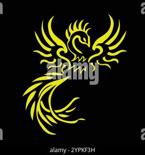 Floral Design Un élément de design floral noir et blanc classique avec élégant Illustration de Vecteur