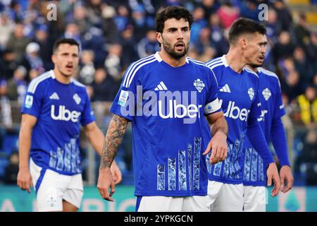 Côme, Italie. 30 novembre 2024. Patrick Cutrone (Como 1907) lors du championnat italien Serie A match de football entre Como 1907 et AC Monza le 30 novembre 2024 au Stadio Giuseppe Sinigaglia à Côme, Italie. Crédit : Luca Rossini/E-Mage/Alamy Live News Banque D'Images