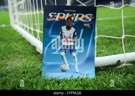 Pendant le match de premier League Tottenham Hotspur vs Fulham au Tottenham Hotspur Stadium, Londres, Royaume-Uni, le 1er décembre 2024 (photo par Izzy Poles/News images) à Londres, Royaume-Uni le 12/01/2024. (Photo Izzy Poles/News images/SIPA USA) Banque D'Images