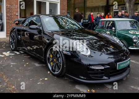 Porsche 911 (997) GT2 Clubsport 2008, exposée au Bicester Heritage Scramble le 6 octobre 2024. Banque D'Images