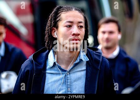 NIJMEGEN, 01-12-2024, Goffert Stadium, football, néerlandais eredivisie, saison 2024/2025, pendant le match NEC - Ajax, joueur Ajax Kian-Fitz Jim Credit : Pro Shots/Alamy Live News Banque D'Images