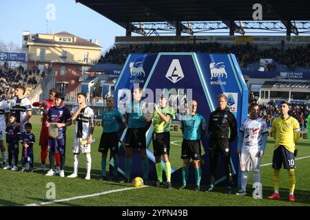 Parme, Italie. 1er décembre 2024. Pré-match lors du match de football Serie A Enilive entre Parme et Lazio au stade Ennio Tardini de Parme, dimanche 1er décembre 2024. Sport - Football. (Photo de Gianni Santandrea/LaPresse) crédit : LaPresse/Alamy Live News Banque D'Images