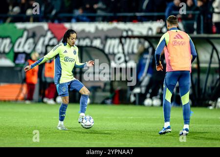 NIJMEGEN, 01-12-2024, Goffert Stadium, football, néerlandais eredivisie, saison 2024/2025, pendant le match NEC - Ajax, joueur Ajax Kian Fitz-Jim Credit : Pro Shots/Alamy Live News Banque D'Images