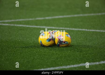 Stade Artemio franchi, Florence, Italie. 1er décembre 2024. Football italien Serie A ; Fiorentina contre Inter Milan ; ballon du match crédit : action plus Sports/Alamy Live News Banque D'Images