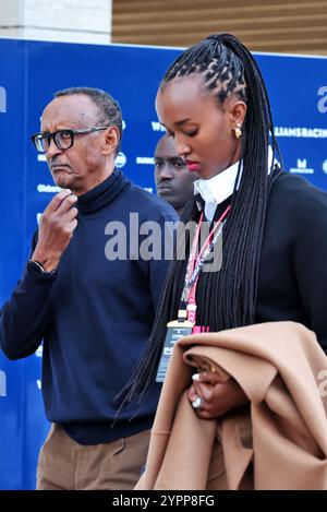 Doha, Qatar. 1er décembre 2024. Paul Kagame (RWA) Président du Rwanda. Championnat du monde de formule 1, Rd 23, Grand Prix du Qatar, dimanche 1er décembre 2024. Doha, Qatar. Crédit : James Moy/Alamy Live News Banque D'Images