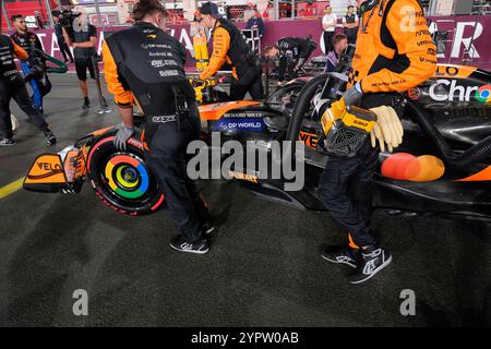 Doha, Katar. 1er décembre 2024. 01.12.2024, circuit international de Losail, Doha, formule 1 Qatar Airways Qatar Grand Prix 2024, photo Oscar Piastri (AUS), McLaren F1 Team Credit : dpa/Alamy Live News Banque D'Images