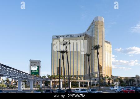 Hôtel Mandalay Bay à Las Vegas, Nevada, États-Unis Banque D'Images