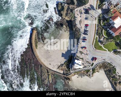 Vue aérienne des falaises et du littoral de la Jolla, San Diego, Californie, États-Unis, Amérique du Nord Banque D'Images