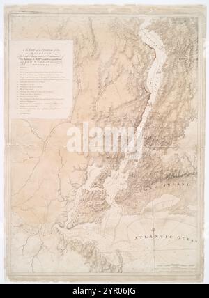 Un croquis des opérations de la flotte et de l'armée de sa Majesté : sous le commandement du vice-amiral The RT. Hble. Lord vicomte Howe et Genl. SR Wm. Howe, K.B., en 1776. 1777-01-17 Banque D'Images