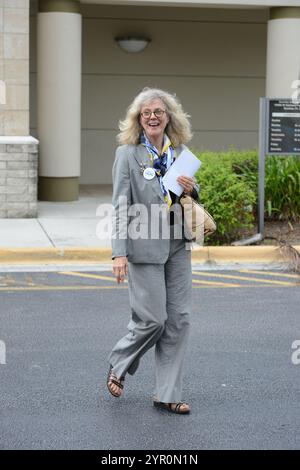 FORT LAUDERDALE, FL - 21 SEPTEMBRE : L'actrice Blythe Danner se joint à l'OFA-Florida pour un hôtel de ville sur l'assurance-maladie avec M.S. Lillian Kirshenberg, comptable à la retraite, M.S. Geraldine Superville, infirmière praticienne autorisée, et des aînés du sud de la Floride à la bibliothèque Dan Pearl Sunrise. Les participants au panel ont discuté de la nette différence entre les plans Obama-Biden et Romney-Ryan pour l’assurance-maladie et de l’impact potentiel de cette élection sur les aînés partout au pays. Blythe Katherine Danner Blythe Katherine Danner (née le 3 février 1943) est une actrice américaine. Elle est la mère de l'actrice Gwyneth Paltrow et du réalisateur Jake P. Banque D'Images