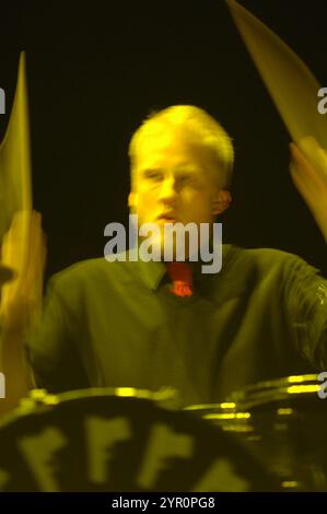 Green Day/My Chemical Romance au Centre de convocation de l'Université de Miami à Coral Gables vu ici Bob Bryar crédit : Storms Media Group/Alamy Live News Banque D'Images