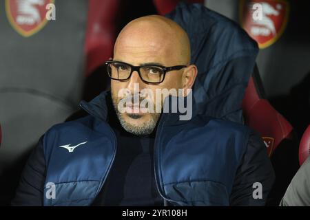 Salerne, Italie. 2 décembre 2024. Antonio Calabro de Carrarese Calcio 1908 lors de la Serie B BKT entre US Salernitana 1919 vs Carrarese Calcio au stade Arechi le 01 décembre 2024 à Salerne, italie (crédit image : © Agostino Gemito/Pacific Press via ZUMA Press Wire) USAGE ÉDITORIAL SEULEMENT! Non destiné à UN USAGE commercial ! Banque D'Images