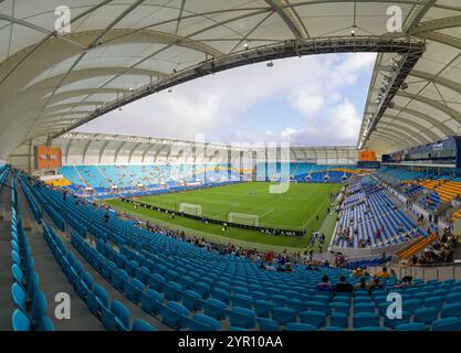 Gold Coast, Australie. 1er décembre 2024. Robina, Australie, 1er décembre 2024 : vue générale à l'intérieur du stade avant le match international amical entre l'australienne CommBank Matildas et les brésiliennes au CBUS Super Stadium, Robina, Australie Matthew Starling (Promediapix/SPP) crédit : SPP Sport Press photo. /Alamy Live News Banque D'Images