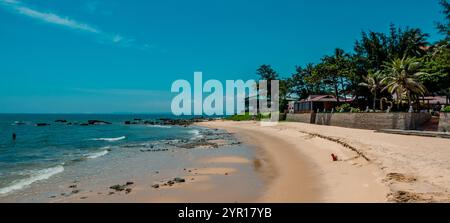 Plages tropicales dans la ville de Mui ne, Vietnam Banque D'Images