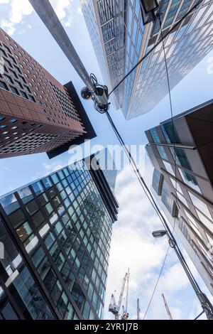 Financial District, Francfort, Allemagne Banque D'Images