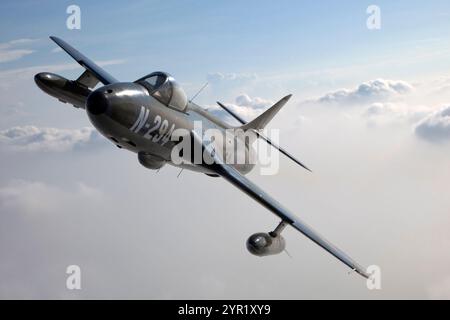 N-294 Hawker Hunter F6A Air to Air photo Shoot Banque D'Images