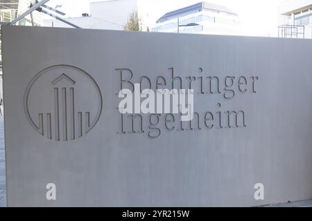 Le siège de Boehringer Ingelheim à Vienne, Autriche, le 21 novembre 2024. - 20241021 PD21550 crédit : APA-PictureDesk/Alamy Live News Banque D'Images