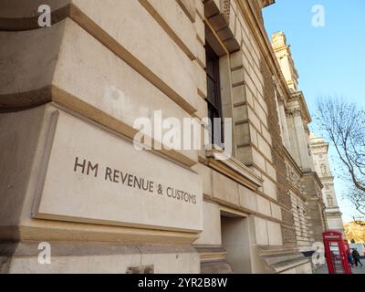 Bâtiment HM Revenue and Customs à Whitehall, Londres, Royaume-Uni Banque D'Images