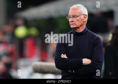 Claudio Ranieri (Cagliari Calcio) ; pendant le match de football Serie A entre AC Milan et Cagliari au stade San Siro, Italie du Nord - samedi ,11 mai 2024. Sport - Soccer . (Photo de Spada/LaPresse) Banque D'Images