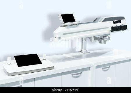 Robot de chirurgie interventionnelle. Technologies médicales. Banque D'Images