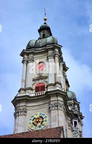 Gallen Cathedral, Stiftskirche composée Gallus und Otmar, Fürstabtei composée Gallen, Abbey of Saint Gall, tous Gallen, Switzerland, Schweiz, Suisse, Suisse, Europe Banque D'Images