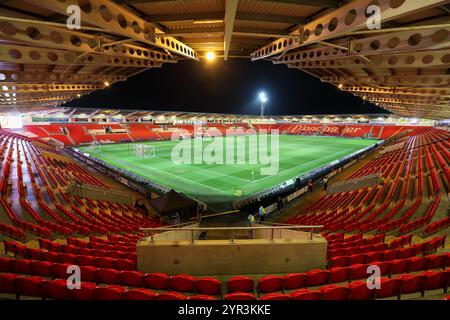 Doncaster, Royaume-Uni. 02 décembre 2024. Vue générale du stade Eco-Power, Doncaster avant le match amical international féminin Angleterre femmes U23 vs Suède femmes U23 au stade Eco-Power, Doncaster, Royaume-Uni, le 2 décembre 2024 (photo par Alex Roebuck/News images) à Doncaster, Royaume-Uni le 12/2/2024. (Photo par Alex Roebuck/News images/SIPA USA) crédit : SIPA USA/Alamy Live News Banque D'Images