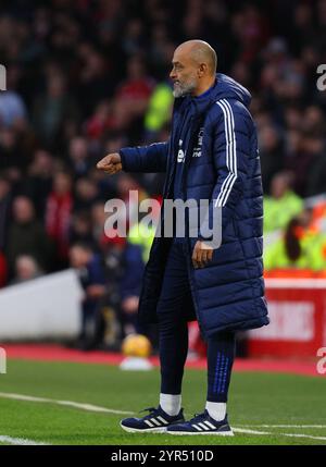 Directeur de Nottingham Forest, Nuno Espirito Santo - Nottingham Forest v Ipswich Town, premier League, City Ground, Nottingham, Royaume-Uni - 30 novembre 2024 usage éditorial uniquement - des restrictions de DataCo s'appliquent Banque D'Images