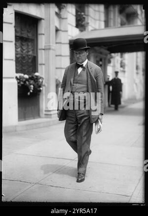 Portrait de l'avocat américain Clarence Darrow. Archive Portrait 1920s. Banque D'Images