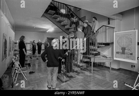 Allemagne, Berlin, 25 novembre 1991, événement à Domizil, le service artistique de l'église protestante de la cathédrale de Berlin, Europe Banque D'Images