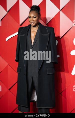 Londres, Royaume-Uni. 02 décembre 2024. LONDRES, ANGLETERRE - 02 DÉCEMBRE : venus Williams assiste aux Fashion Awards 2024 présentés par Pandora au Royal Albert Hall le 2 décembre 2024 à Londres, Angleterre. (Photo de Lounis Tiar/Alamy Live News) Banque D'Images