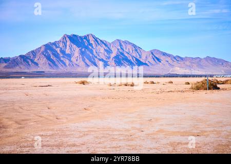 Desert Mountains Nevada vaste paysage à hauteur des yeux Banque D'Images