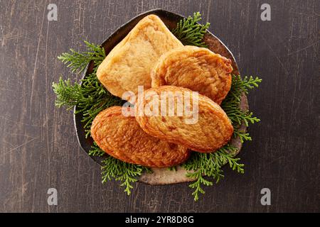 Satsuma-age (boule de pâte de poisson frite) Banque D'Images