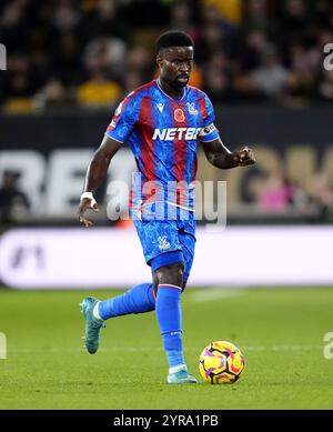 Photo du dossier datée du 02-11-2024 de Marc Guehi. Marc Guehi et son club Crystal Palace ont reçu un rappel formel des règles de l’Association de football après que le défenseur anglais ait porté un brassard arc-en-ciel avec « I Love Jesus » écrit dessus le week-end. Date d'émission : mardi 3 décembre 2024. Banque D'Images