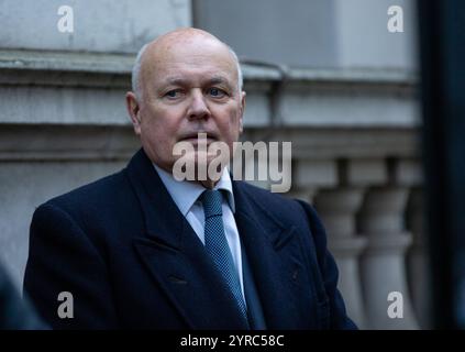Londres, Royaume-Uni. 3 décembre 2024. Sir Iain Duncan Smith député vu en train de se rendre à Downing Street crédit : Richard Lincoln/Alamy Live News Banque D'Images