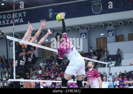 Varsovie, Pologne. 3 décembre 2024. Kevin Tillie. Crédit : Bartlomiej Wisniewski/Cyberfocus/Alamy Live News Banque D'Images