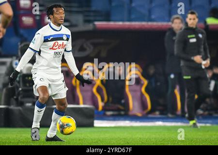 Rome, Italie. 02 décembre 2024. Juan CUADRADO d'Atalanta lors du championnat italien Serie A match de football entre AS Roma et Atalanta BC le 2 décembre 2024 au Stadio Olimpico à Rome, Italie - photo Matthieu Mirville (M Insabato)/DPPI crédit : DPPI Media/Alamy Live News Banque D'Images